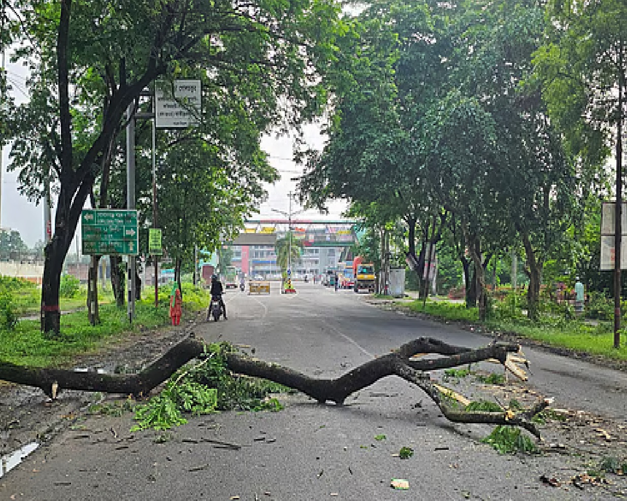 গোপালগঞ্জে টানটান উত্তেজনা, সকালে সড়কে মানুষের চলাচল সীমিত