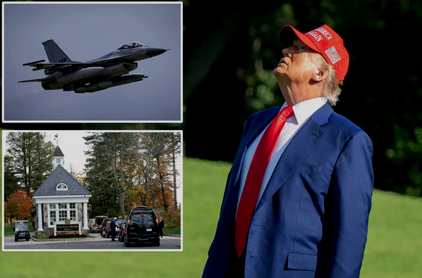 ট্রাম্পের গলফ ক্লাবের আকাশসীমা লঙ্ঘন, যুদ্ধবিমান দিয়ে তাড়া